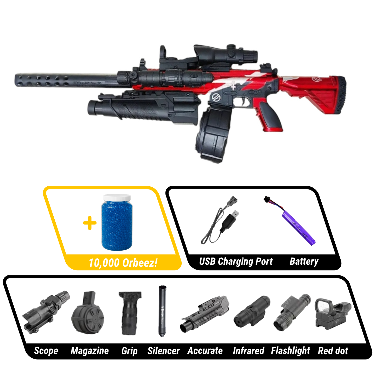 Gel Assault Rifle Blaster | SCAR SSR