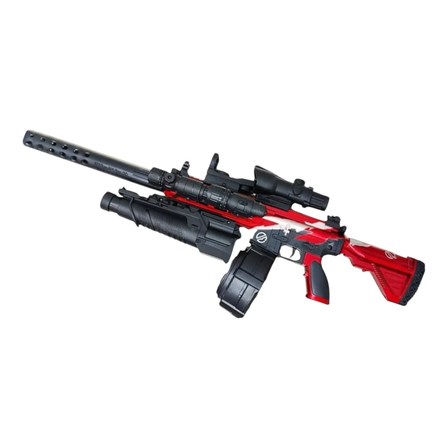 Gel Assault Rifle Blaster | SCAR SSR Red