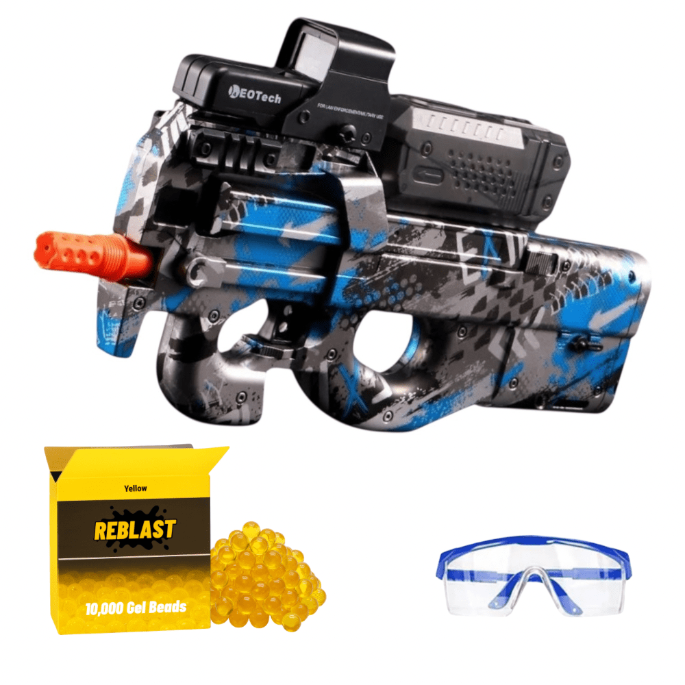 Electric Gel Bead Blaster Toy | P90 Style - Outdoor Game for Kids