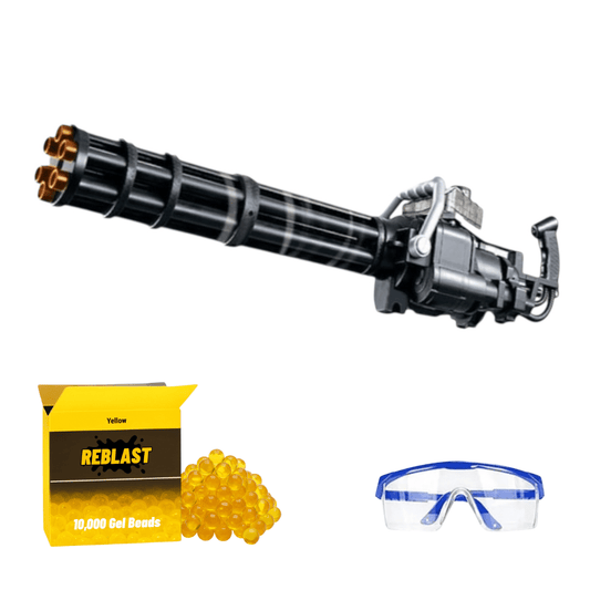 Electric Gel Water Bead Blaster Toy | Minigun Style - Outdoor Game for Kids