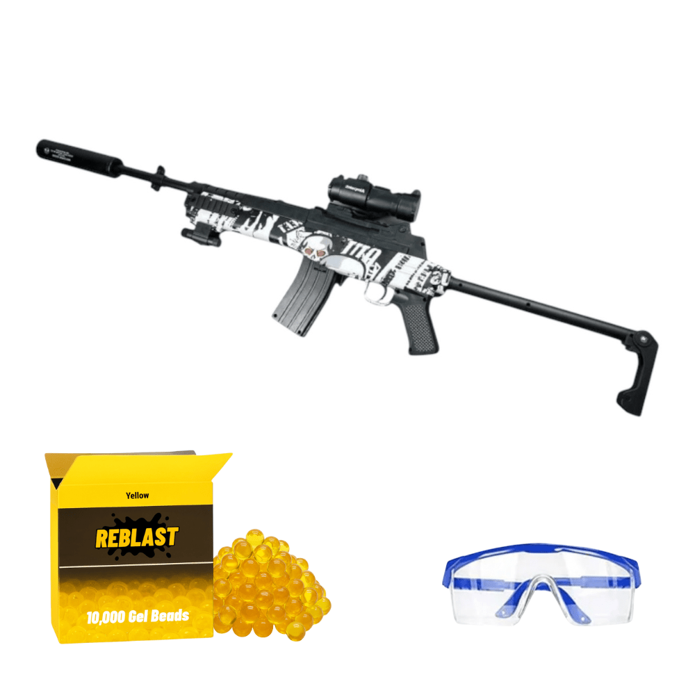 Electric Gel Water Bead Blaster Toy | Remington MSR Style - Outdoor Game for Kids
