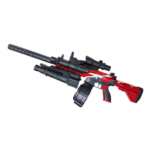 Gel Assault Rifle Blaster | SCAR SSR Red