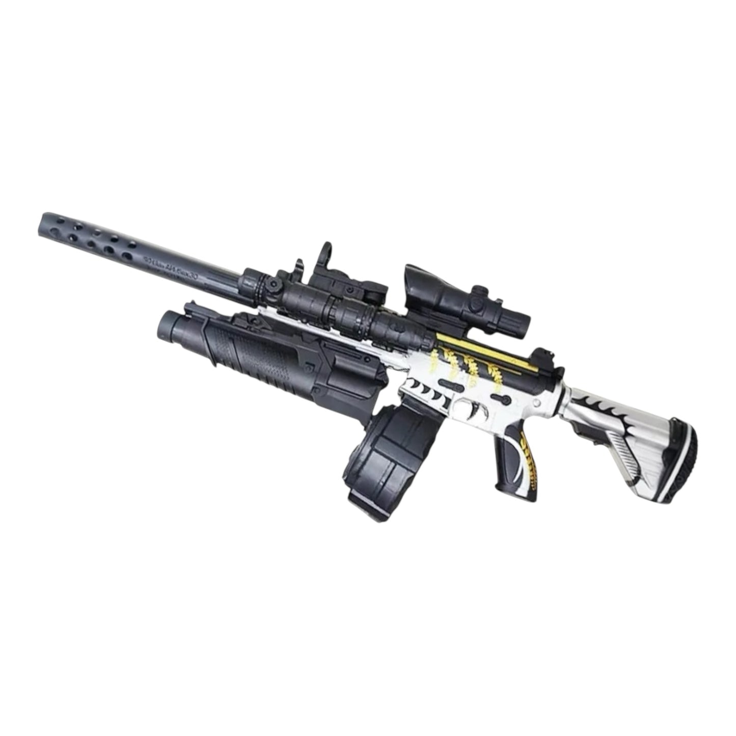 Gel Assault Rifle Blaster | SCAR SSR White